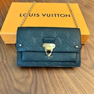 Louis Vuitton Vavin Chain Wallet Monogram Empreinte Leather